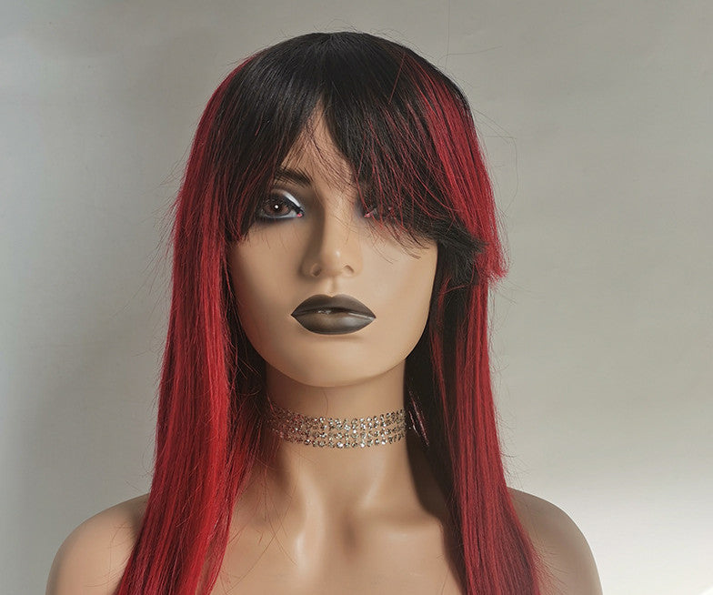 Wig Factory Real Human Hair Wig Mechanism Headgear Hair Wig Wig Factory Real Human Hair Wig Mechanism Headgear Hair Wig